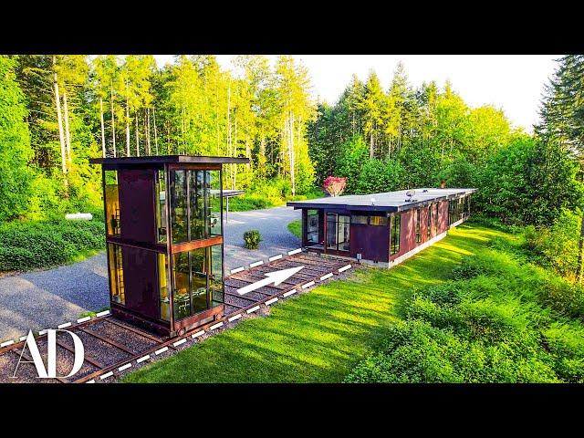 Inside a Modern Moving Home On Railroad Tracks | Unique Spaces | Architectural Digest