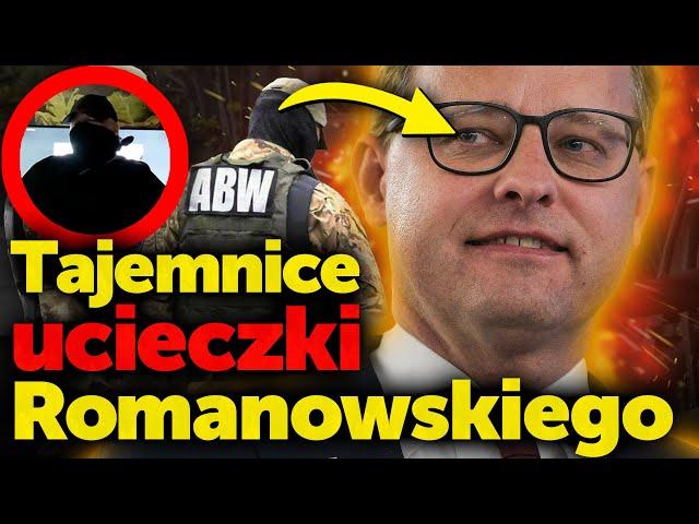 Tajemnice ucieczki Romanowskiego. Funkcjonariusze ABW pozwolili mu uciec.