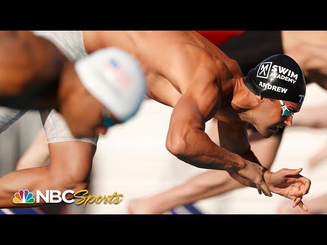 Michael Andrew wins 50m freestyle at Pro Swim Series in San Antonio | NBC Sports