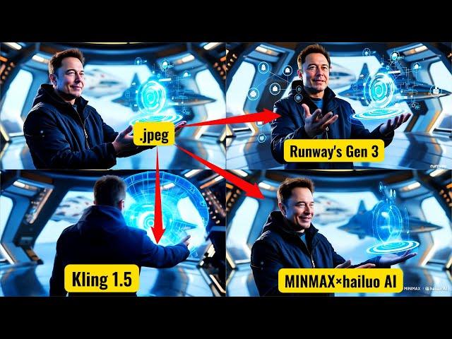 Kling 1.5 VS Hailuo VS Gen 3：Which tool is the best for images to video? | AI Video Generator 2024