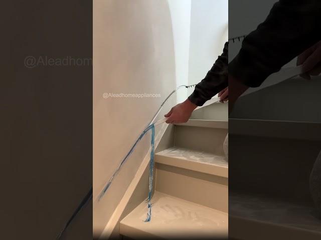 Install a water lamp like this on the stairs at home.#staircase #staircaselighting #lamp #light #led