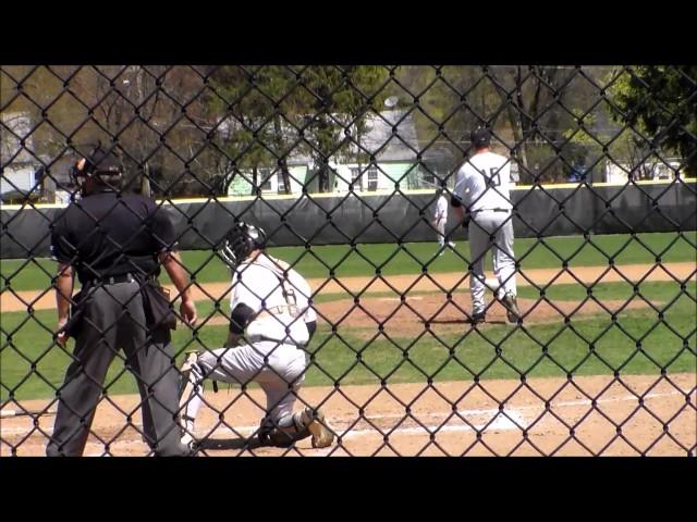 Danny Taggart, Adelphi Baseball @ AIC, 4-23-17