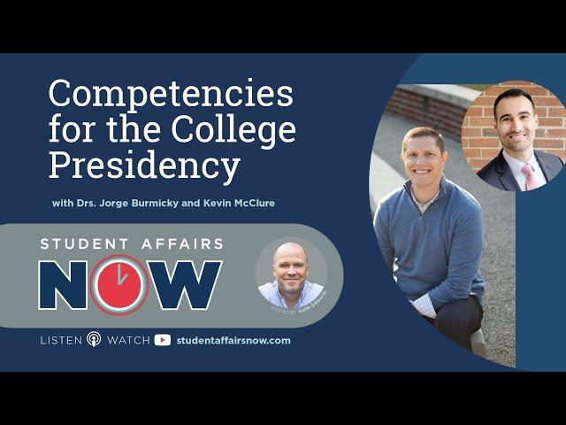 Competencies for the College Presidency