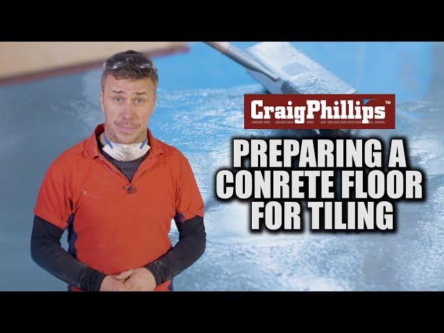 How to Prepare a Concrete Floor for Tiling