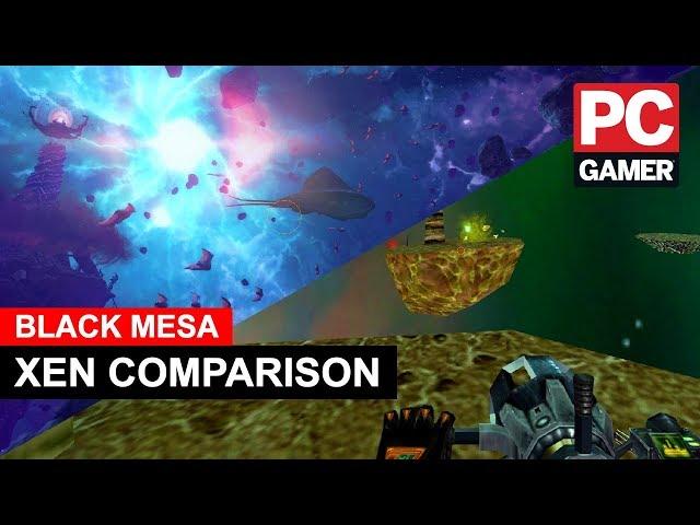 Black Mesa Half-Life Remake: Xen Comparison