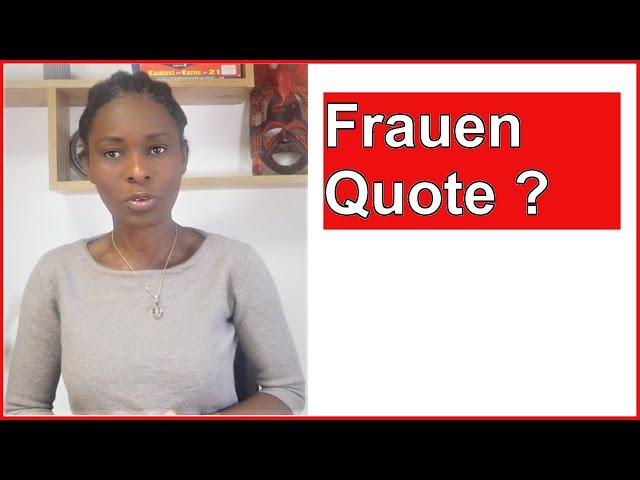 Frauen Quote? Nein Danke....nein auch zu heutigen Feminismus..Mimi Mercy