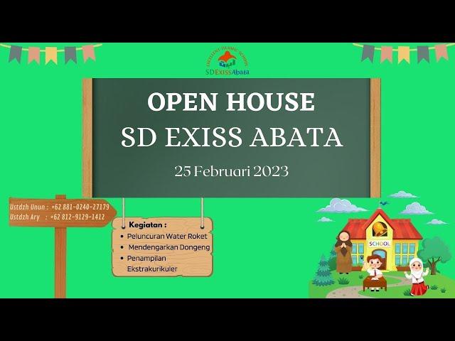 OPEN HOUSE SD EXISS ABATA
