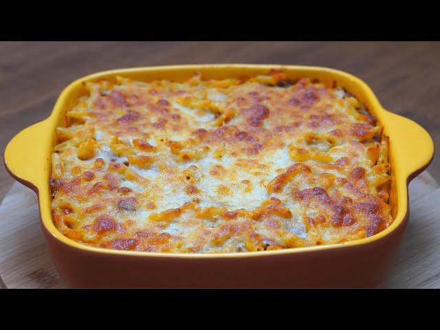 Baked pasta with minced meat - EASY, FAST AND TASTY | recipe