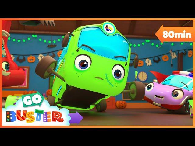 Halloween! Glow in the Dark Zombie | Go Buster - Bus Cartoons & Kids Stories