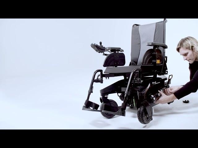 Invacare AVIVA RX | How to remove and replace the motor gearbox