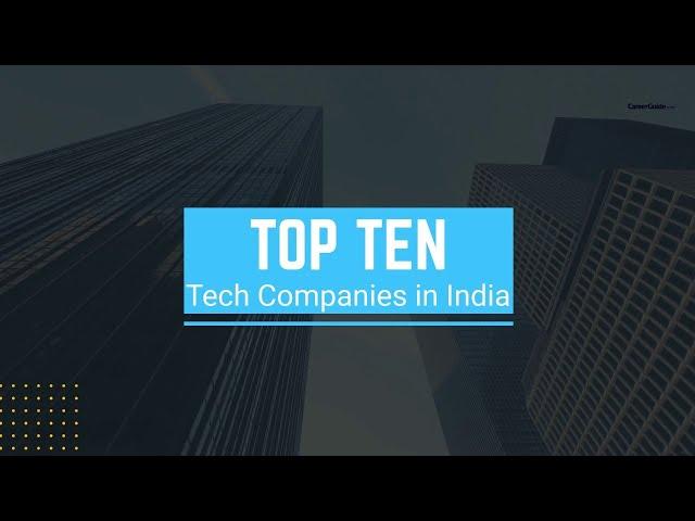 Top 10 Tech Companies in India