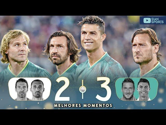 CRISTIANO RONALDO GAVE A SHOW! SCORED A BEAUTIFUL GOAL IN THIS FOOTBALL LEGENDS FRIENDLY MATCH