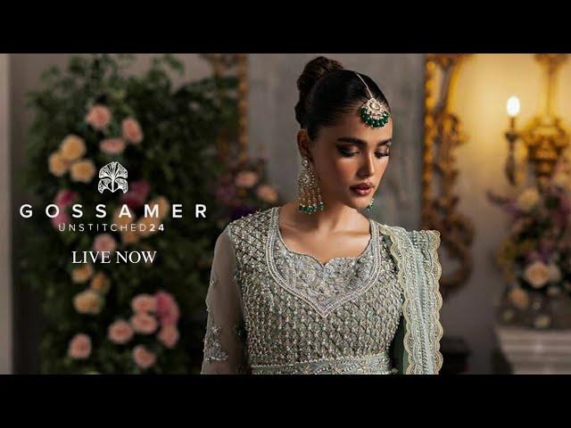 Zaha Luxury Unstitched Formal Collection'24 | Gossamer'24 Formal Collection by Zaha