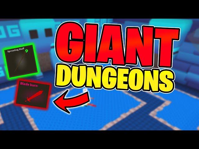 These Dungeons are MASSIVE! Giant Simulator Roblox