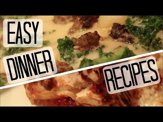 Easy Dinner Recipes | Lasagna + Zuppa Toscana!