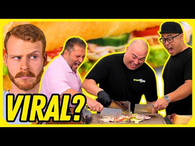 Sandwich Secrets DEBUNKED! @GugaFoods & Pro Chef Reacts