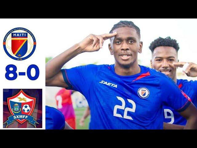 Haïti vs Saint Martin résumé 4k 8-0