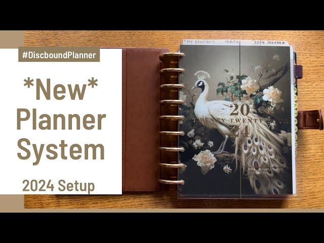 *New* Planner System | How I'm organizing my planner for 2024 | Functional Tabs Discbound Classic