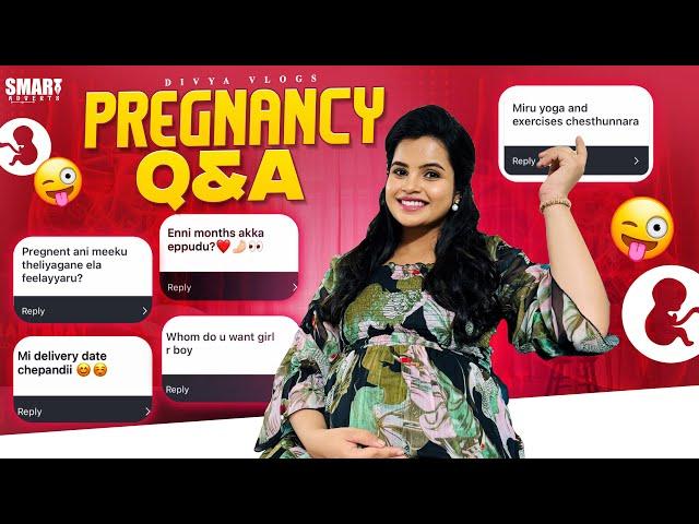 Pregnancy Q & A || Due Date | Pregnancy Cravings  | Expecting Girl or Boy? || Divya Vlogs 