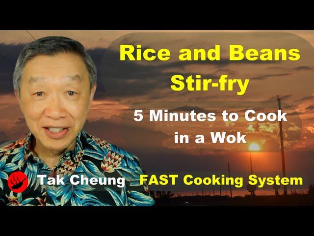 Delicious Rice and Bean Dish in 7 minutes Using White Kidney Beans