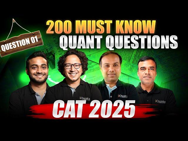 Q - 1 | Number System | CAT Quants Practice | 200 Most Important Quant Questions for CAT 2025