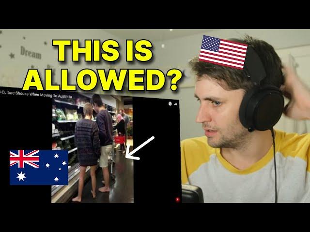 American reacts to the Top 8 Culture Shocks of Austalia