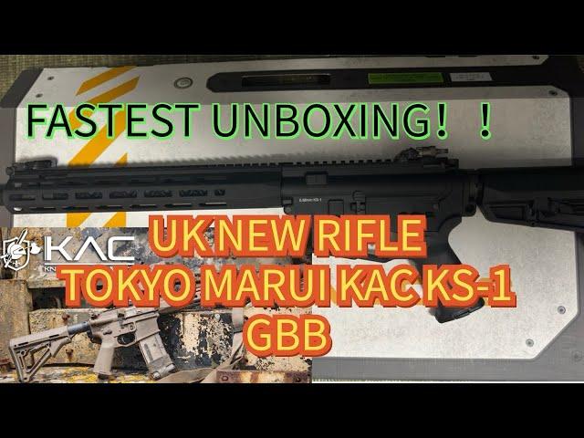 FASTEST UNBOXING！！TOKYO MARUI KAC KS-1 GBB Airsoft  . UK Royal Marines new rifle.東京マルイ　ガスガン