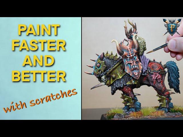 Let's Paint with Scratches | Miniature Painting Tutorial