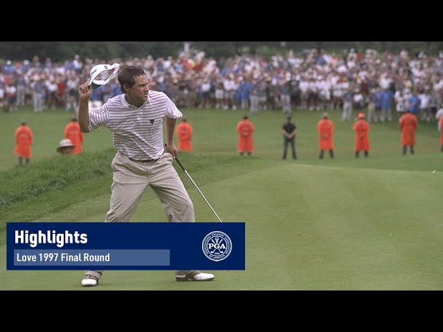 Davis Love III STORMS to Victory | Every Shot from Round 4 | PGA Championship 1997