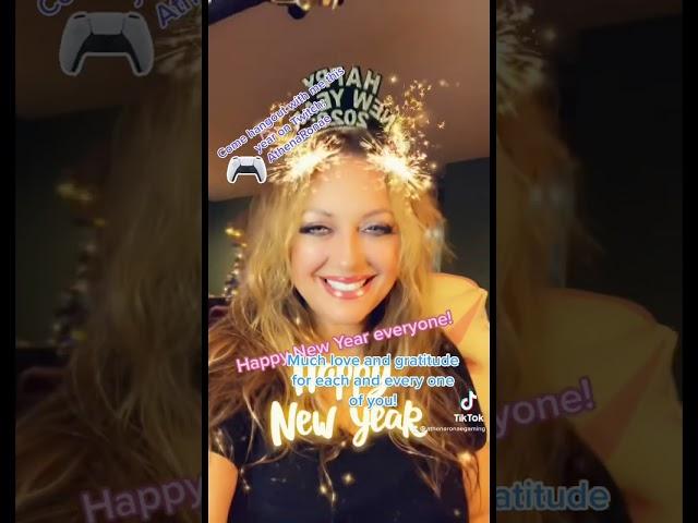 Happy New Year!  I love you all!  May your new year be your best ever! #gamergirl #newyears