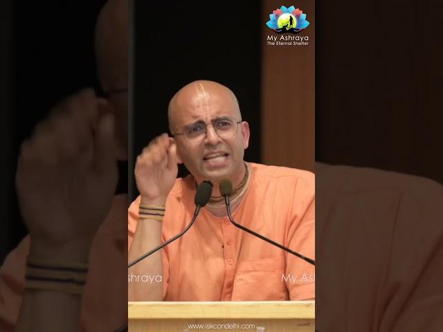 संघर्ष करो  || HG Amogh Lila Prabhu's reply to Acharya Prashant || #shorts #iskcon #gita