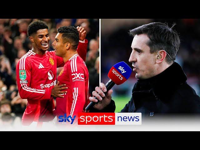 "It's not right that" | Gary Neville criticises Marcus Rashford and Casemiro over trips to USA