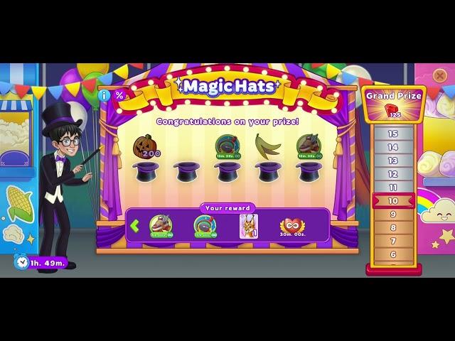 Cooking Diary: Magic Hats.. Let's play and earn more rubies 