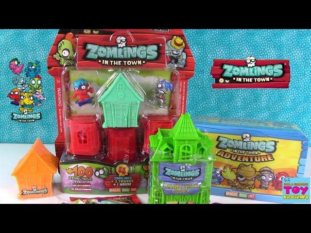 Zomlings Blind Bag Magic Trick Hotel Adventure Tin Opening Toy Review | PSToyReviews