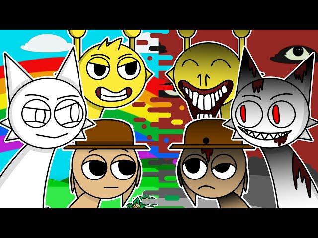 NEW INCREDIBOX SPRUNKI // SPRUNKI VS HORROR SPRUNKI!!!? Toony Toons SM 2D Cartoon Animation