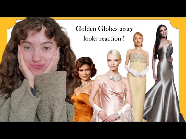 Reacting to the 2025 Golden Globes red carpet !