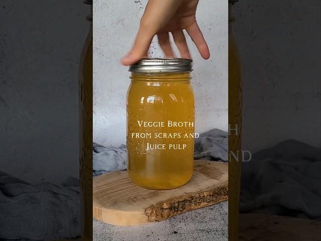 How to make vegetable broth from scratch #recipe #healing #howto