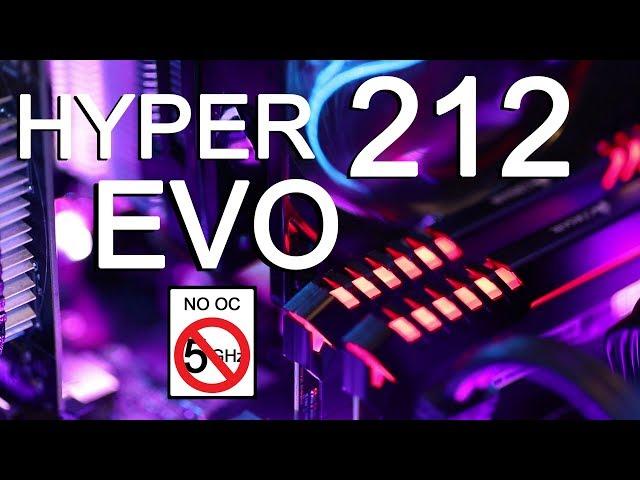 Core i7 8700k Cooling with the Cooler Master Hyper 212 EVO - 5GHz Overclock