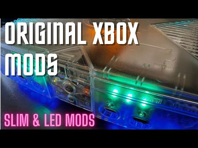 Original Xbox Mods ( Slim Mod, LED Mods Hard Drive Mod )