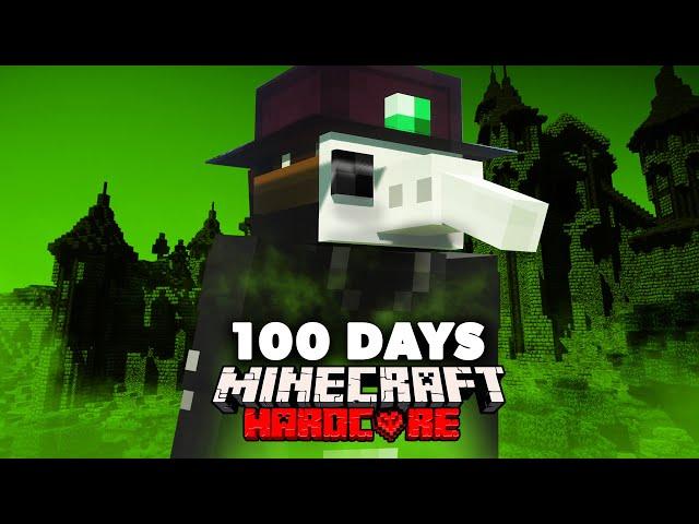 I Spent 100 Days in a Medieval Plague in Hardcore Minecraft... Here's What Happened