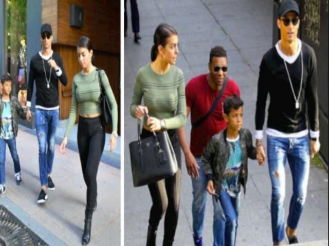 Cristiano Ronaldo and girlfriend Georgina Rodriguez splash out  shopping trip   in Madrid highlight