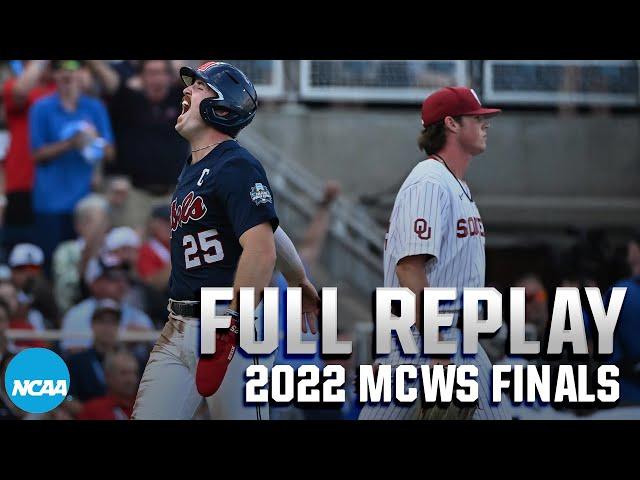 Ole Miss vs. Oklahoma: 2022 Men's College World Series Finals Game 1 | FULL REPLAY