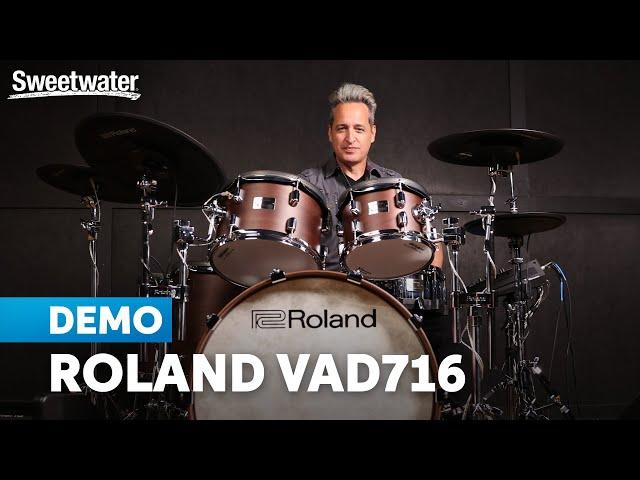 Roland VAD716 Electronic Drum Set Demo with Nick D'Virgilio (New 7 Series V-Drums)