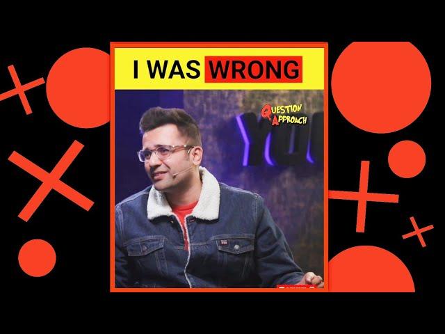 Sandeep Sir Was Wrong | By Sandeep Maheshwari | Motivational Whatsapp status #shorts