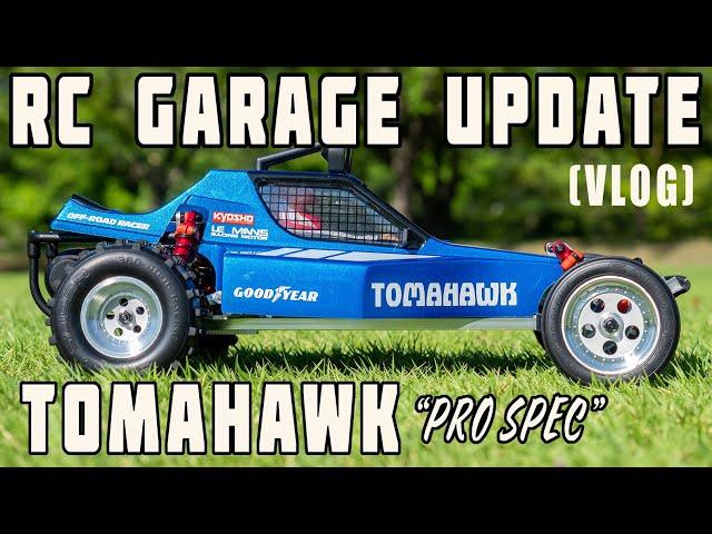 RC Garage Update (VLOG). My next build, a Kyosho Tomahawk "Pro Spec"  (Lots of carbon goodness!)