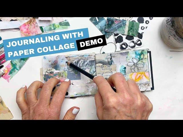 Creating A Mixed Media Collage In My Art Journal