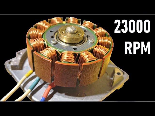 23000 RPM - Reuse 24V Super High Speed DC Motor from DEAD Printer - Brushless BLDC Motors