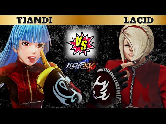 KOFXV K.C. LACID Vs TIANDI - KOF XV High Level game play Road to Shanghai China SCS