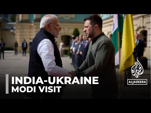 Modi in Ukraine: Indian PM's first visit to Kyiv in push for ceasefire