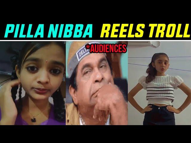 ||PILLA NIBBA INSTAGRAM REELS TROLL FUNNY TELUGU||